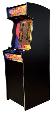 game time arcades unit in black finish